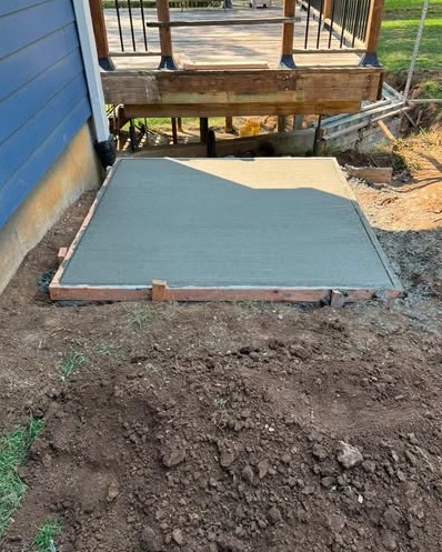Compact Concrete Pad in Wilmington, NC