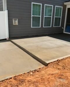 Concrete Patio Extension in Wilmington, NC