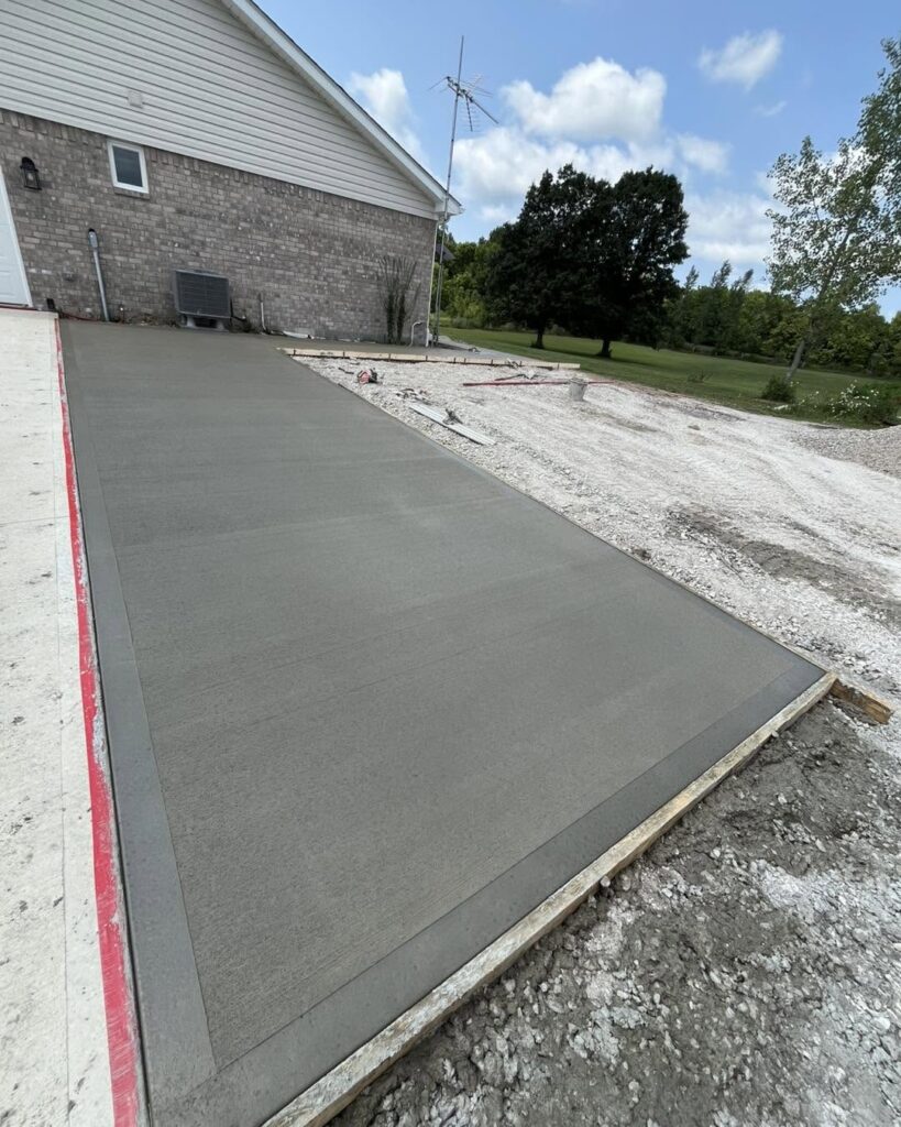 New Concrete Driveway in Wilmington, NC