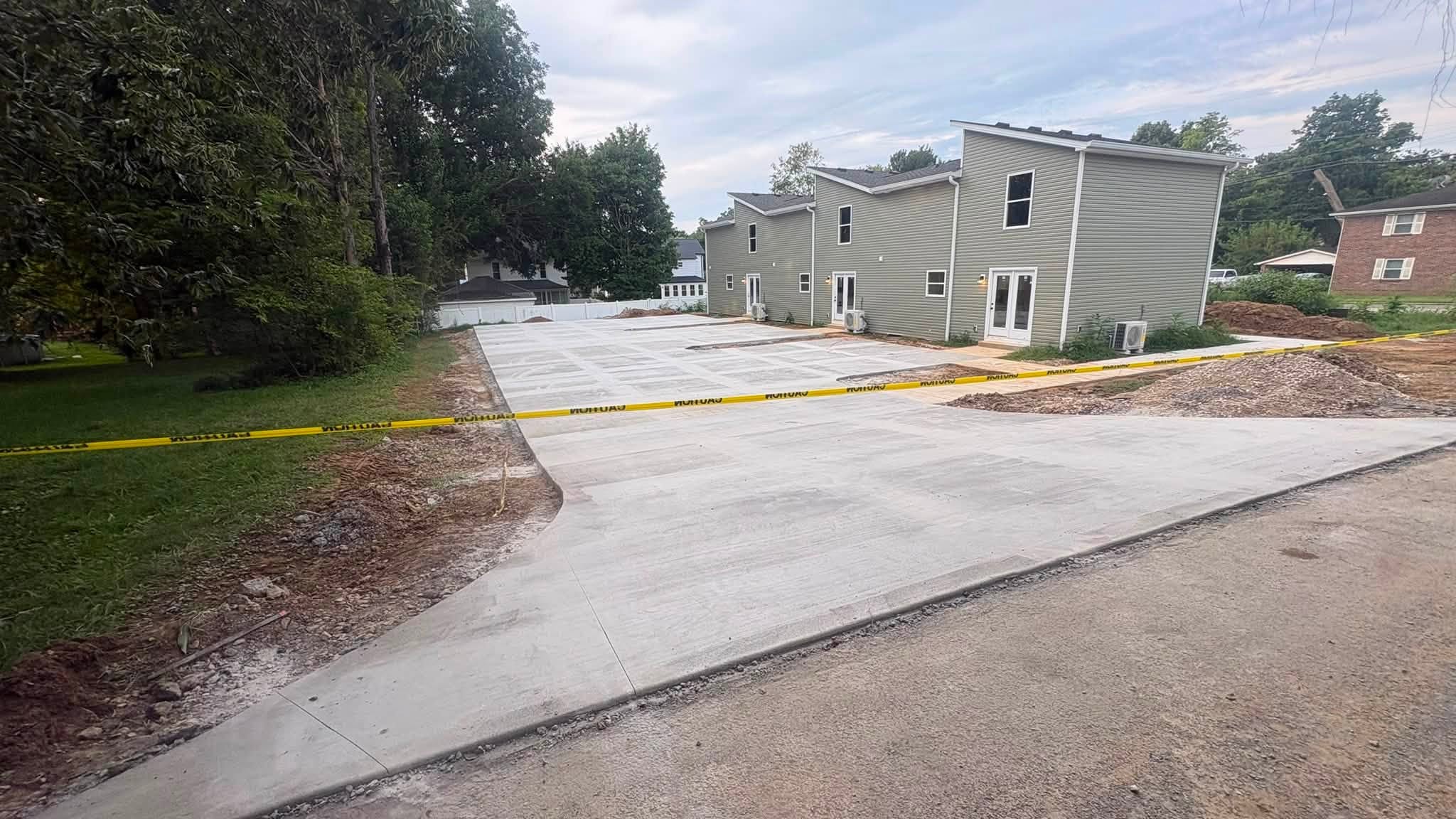 New Concrete Sidewalk Installation in Wilmington, NC