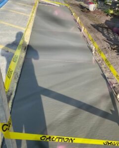 New Sidewalk Pour in Wilmington, NC