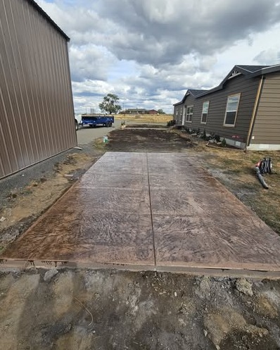 Stained Concrete Patio in Wilmington, NC